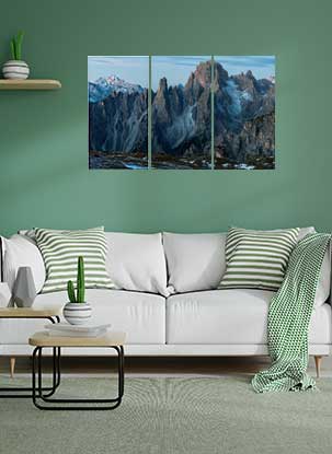 Split canvas prints - 3x(16"x30")